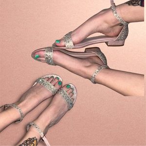 David’s Bridal rhinestone wedding flats size 9